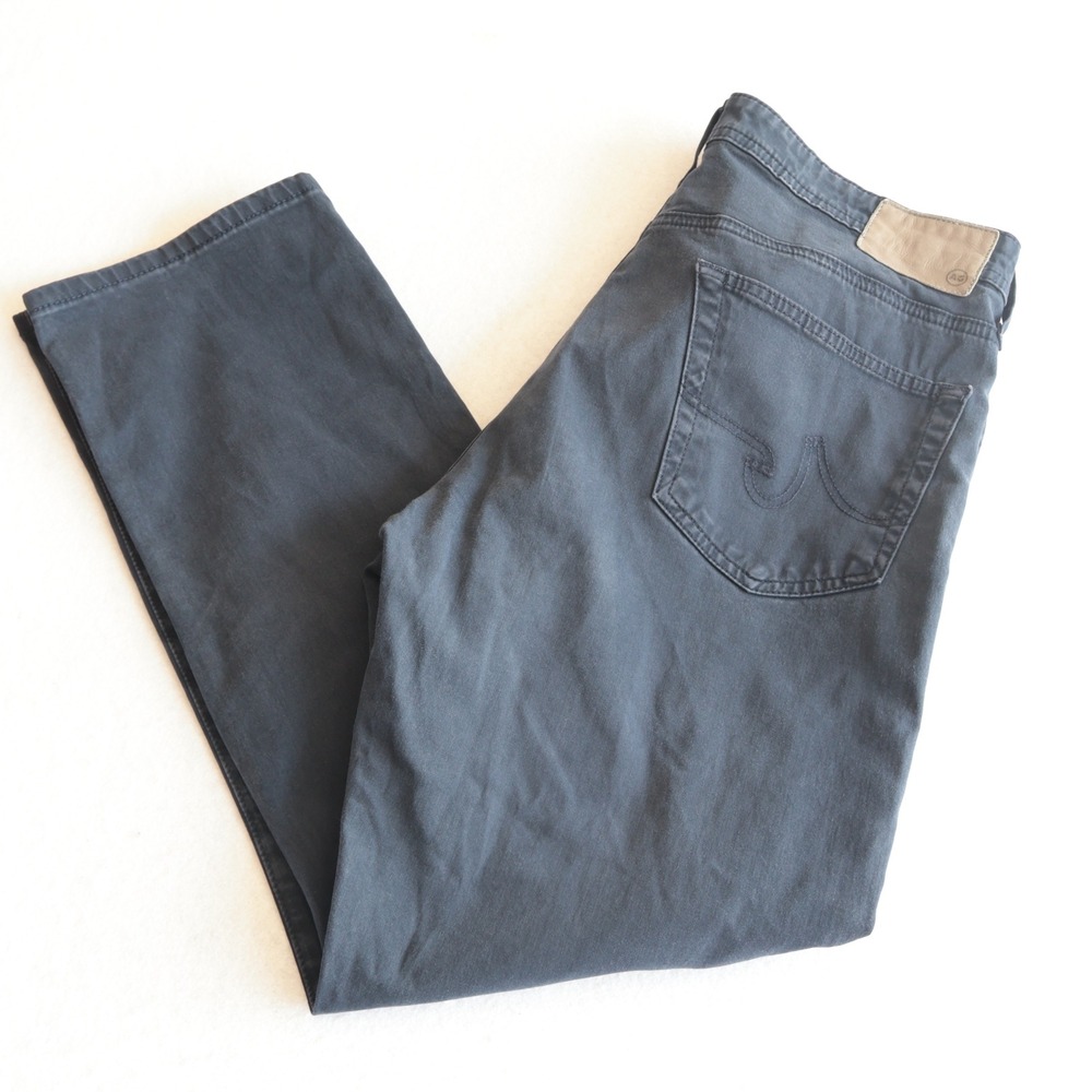 AG Adriano Goldschmied The Everett Slim Straight Pants Navy 34x32